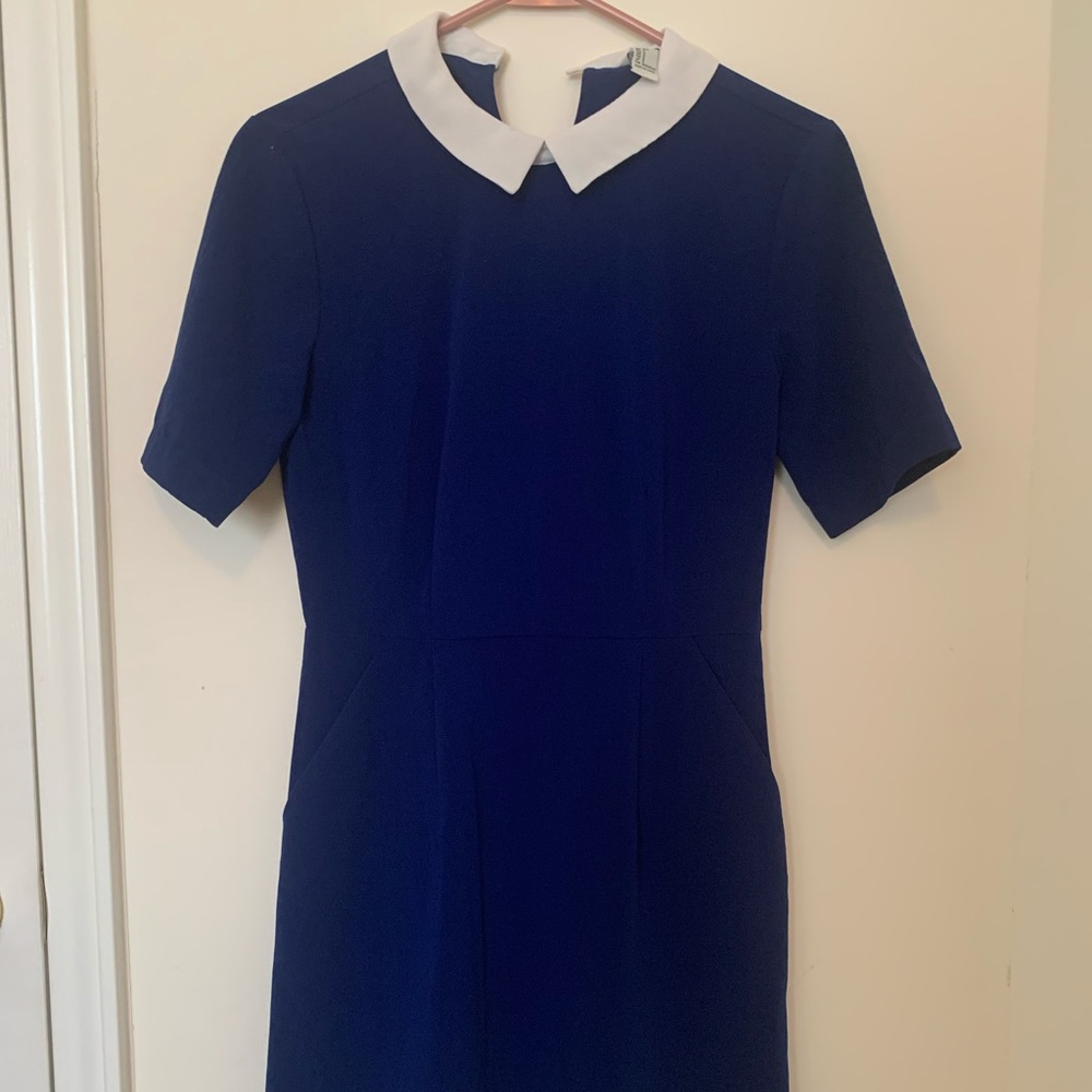 Forever21 Blue Collard Mini Dress